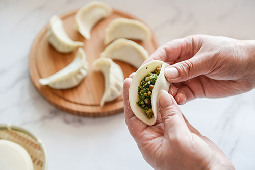 花样包饺子的方法步骤 怎么包饺子