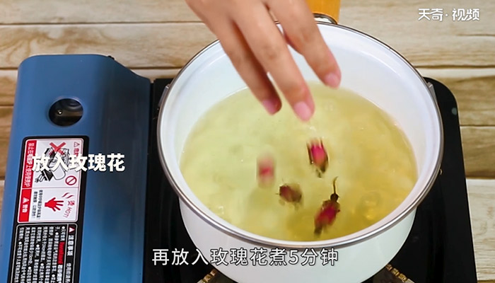 玫瑰乌龙茶怎么做 玫瑰乌龙茶的做法