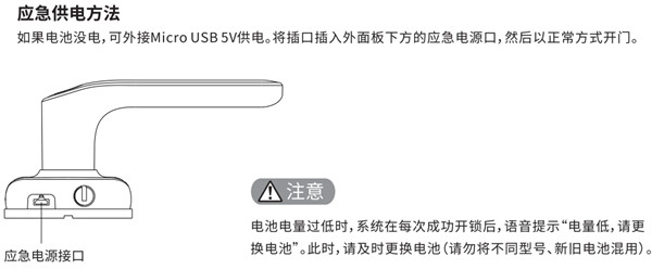 凯迪仕tk2指纹锁没电了怎么开锁