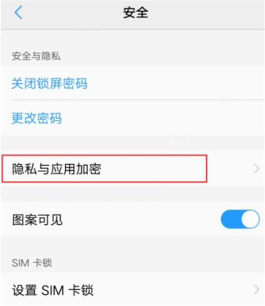 vivoz1青春版应用怎么加密