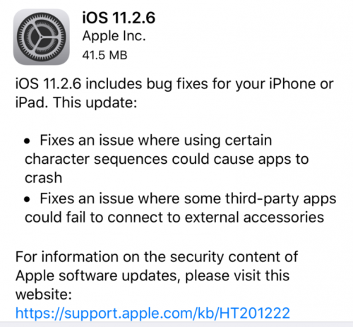 iOS 11.2.6正式版怎么升级