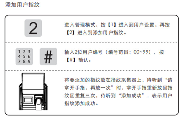 凯迪仕K7指纹锁怎么添加指纹