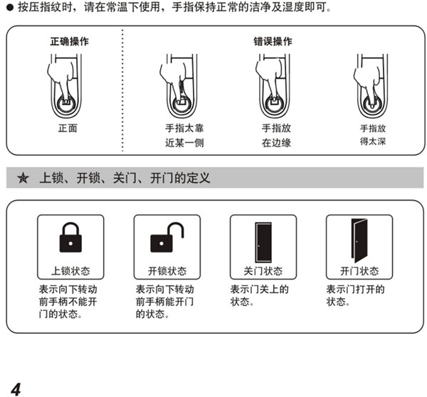 必达智能门锁i8详细使用说明书