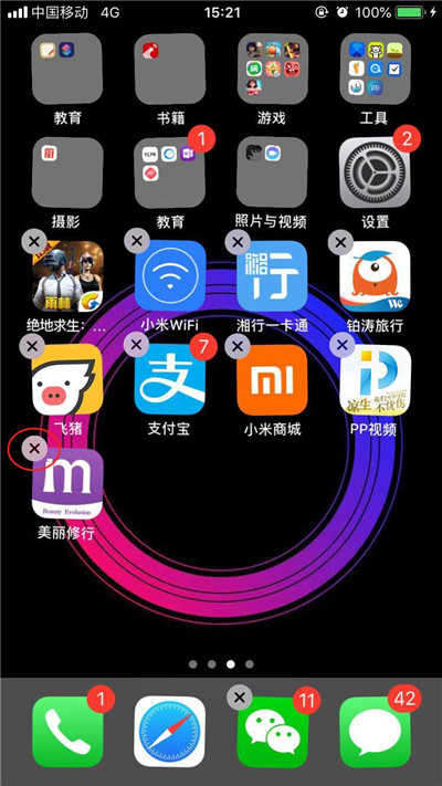 iphonexs怎么卸载App