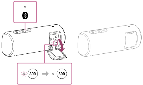 索尼SRS-XB21怎么使用两个扬声器播放音乐