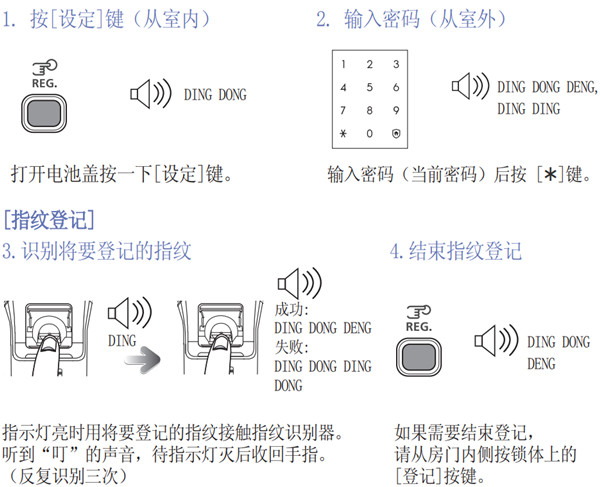 三星指纹锁怎么设置指纹