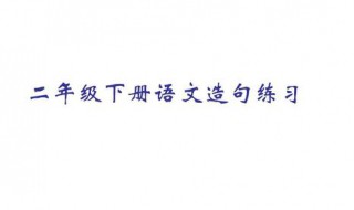 才造句二年级 经过才造句二年级