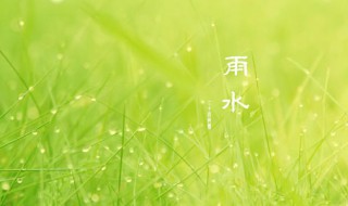 雨水节气吃什么好 雨水季节吃什么好