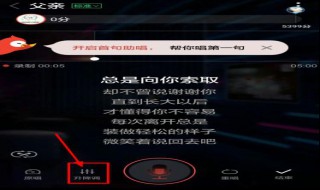 全民k歌唱歌时的tv调音的哪里设置