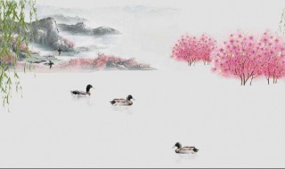 惠崇春江晚景是什么季节写的 惠崇春江晚景的写的是什么季节