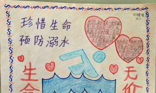 防溺水黑板报文字 珍爱生命预防溺水黑板报文字