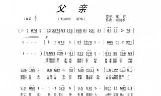 关于父亲的歌 关于父亲的歌曲有哪些