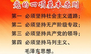 坚持四项基本原则的核心是什么（坚持四项基本原则的核心是什么）