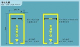 停车位标准尺寸是多少（小轿车停车位标准尺寸是多少）