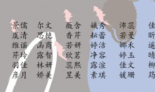 有含义的名字（有含义的名字女生）