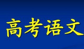 高考语文复习资料（成人高考语文复习资料）