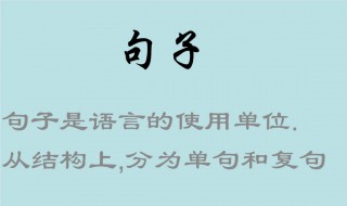 划分句子成分 句子成分划分练习