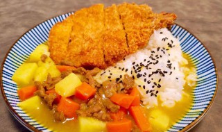 黄金咖喱猪扒饭的家常做法 猪扒咖喱饭怎么做