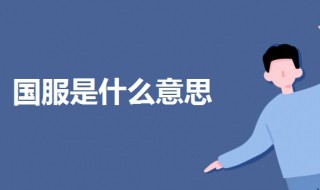 国服是什么意思 王者国服是什么意思