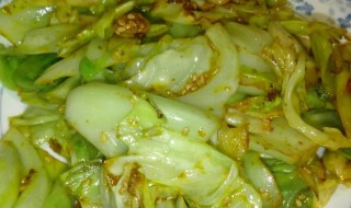 鲍鱼汁炒甘蓝 鲍鱼汁炒甘蓝怎么炒