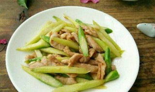 芦笋炒肉 芦笋炒肉的做法