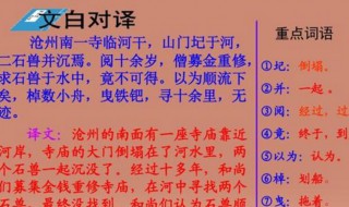 河中石兽课文原文（河中石兽课文原文图片）