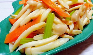 白玉菇做法 肉丝白玉菇做法