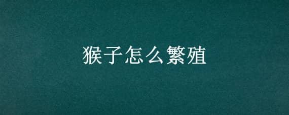 猴子怎么繁殖 迷你世界被驯服的猴子怎么繁殖