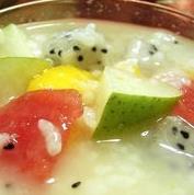 杂果冰粥 杂粮水果粥
