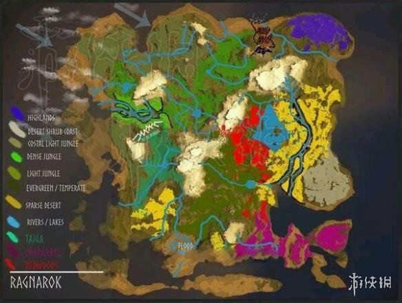 方舟生存进化仙境地图一览 《方舟:生存进化》仙境传说地图