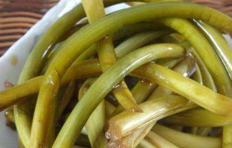 蒜苔的腌制方法
