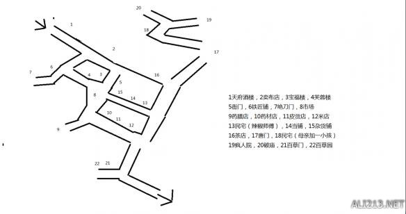 《侠客风云传》全地图一览 杜康村