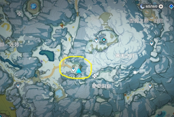 原神龙脊雪山阴间宝箱在哪 原神龙脊雪山阴间宝箱位置分享
