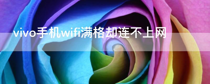 vivo手机wifi满格却连不上网 vivo手机wifi满格却连不上网拒绝请求