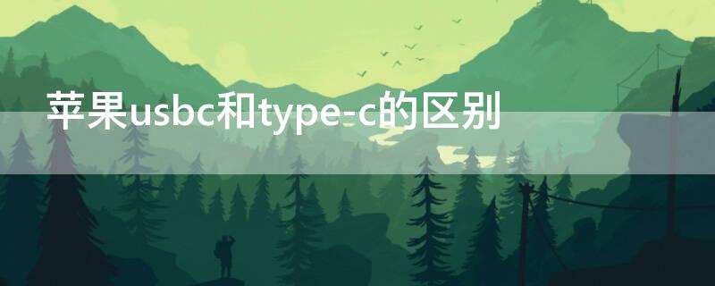 iPhoneusbc和type-c的区别（苹果type-c和usb区别）