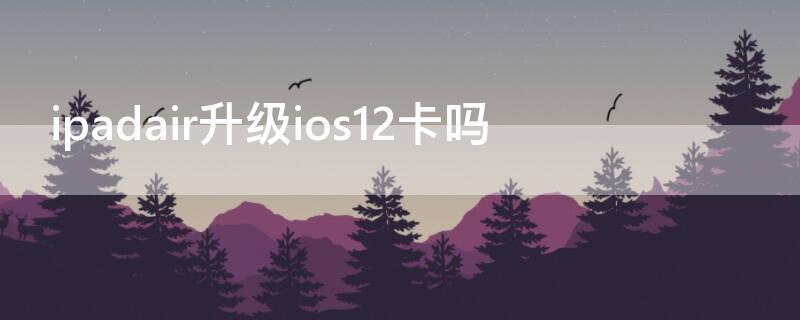 ipadair升级ios12卡吗 ipad air升级ios12.5.2
