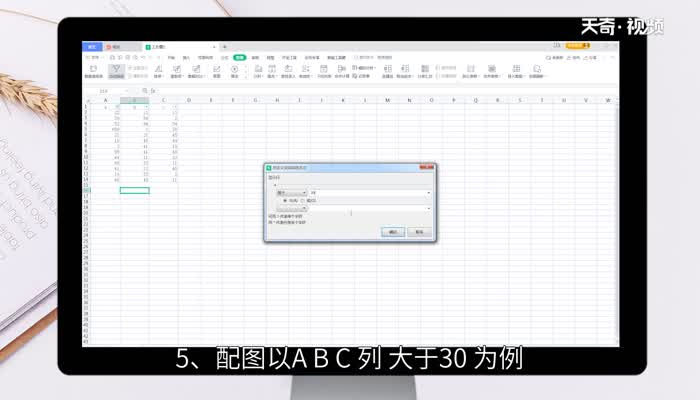 excel表格筛选条件在哪里设置