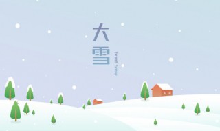 冬雪雪冬是哪四个节气（24节气中冬雪雪冬指的是哪四个节气）