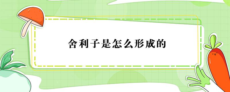 舍利子是怎么形成的（舍利子是怎么形成的科学解释）