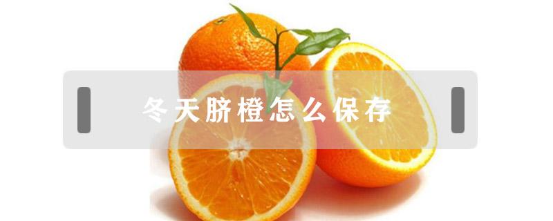 冬天脐橙怎么保存 脐橙的储存和保鲜方法