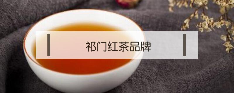 祁门红茶品牌（祁门红茶品牌哪个好）