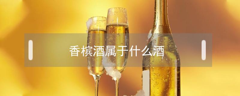 香槟酒属于什么酒（香槟酒属于什么酒类）