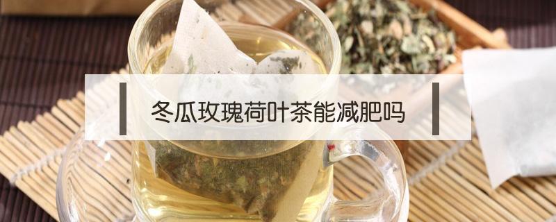 冬瓜玫瑰荷叶茶能减肥吗（玫瑰荷叶茶跟冬瓜荷叶茶哪个减肥效果好）