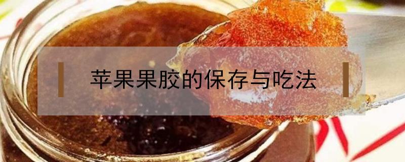 苹果果胶的保存与吃法 苹果胶怎么保存