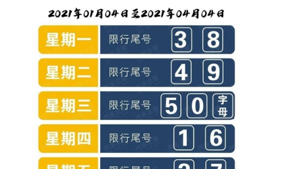 2021年小客车摇号时间