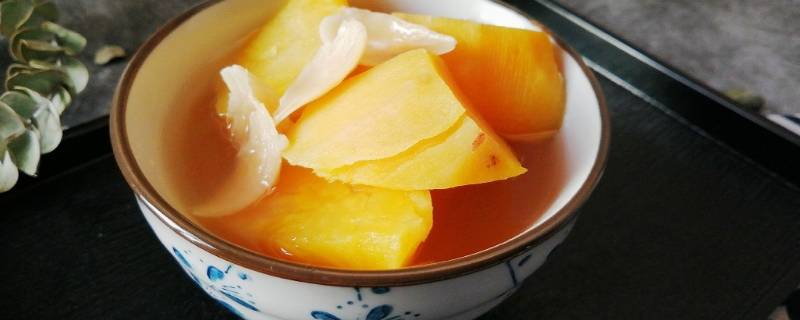 红薯汤变绿色怎么回事 红薯汤放了一天后变绿色了