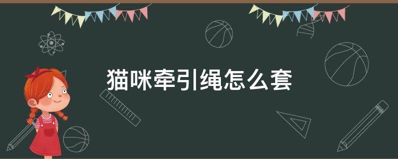 猫咪牵引绳怎么套 猫咪的牵引绳怎么套