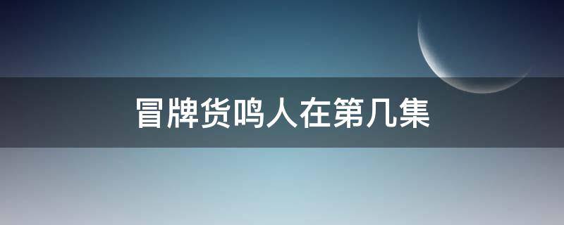 冒牌货鸣人在第几集 冒牌货鸣人是哪一集