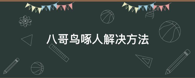 八哥鸟啄人解决方法 养的八哥鸟啄人是什么情况