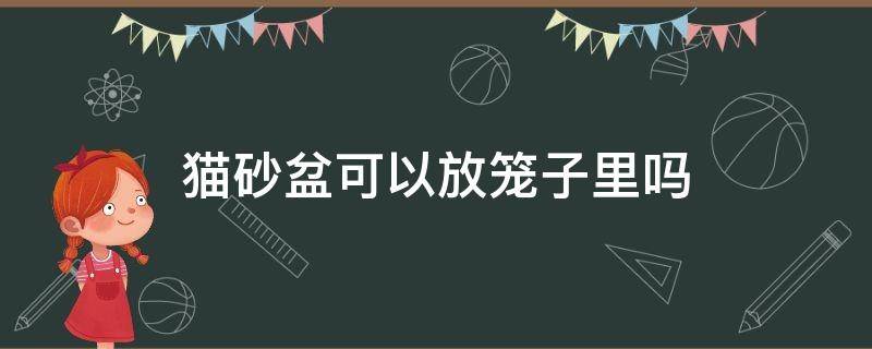 猫砂盆可以放笼子里吗（猫砂盆要不要放在猫笼里面）